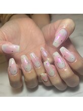 クロレ(Nail Salon COLORE)/チークオーロラネイル by.ayaho
