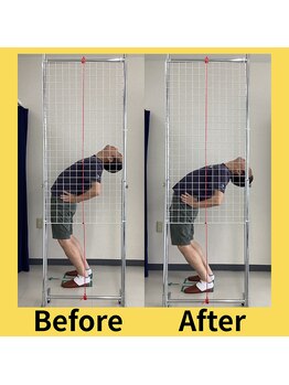 ストレッチヒーロー 福山春日店/無理なく後ろに反れるように！