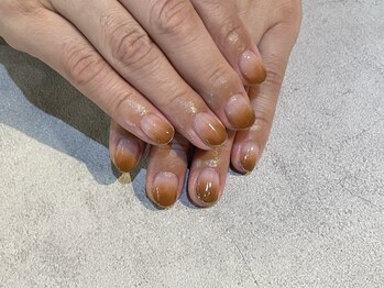 ガーデン ヘア&エステ&ネイル Garden/ブラウングラデーションネイル