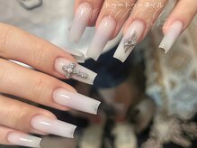 トゥートゥー(TOUTOU)/チップ長さだし白xクロム