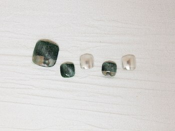 ティーエヌ 名古屋矢場町店/フット デザインネイル¥6980