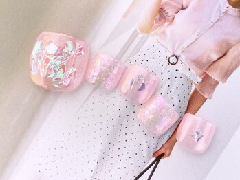 ネイルサロンフォーユー(for u)/うるうるフット￥7500