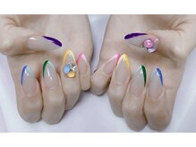 ネイルサロン ビューティーマジック 川口店/Vフレンチネイル