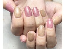 ヘアーアンドネイル ルシア(Hair&Nail Lucia)/シンプルキラキラワンカラー！