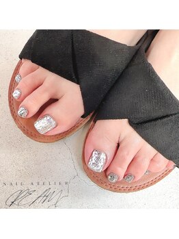 クリーム(Nail Atelier CREAM)/フット・ワンカラー
