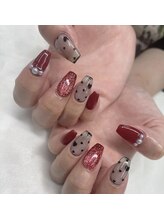 アンドエム(&M)/定額ガーリー♪黒×赤