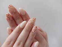 ネイルサロンミキ 横浜(MIKI)/ハート　ヒョウ柄アートネイル