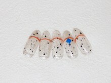 ティーエヌ 名古屋矢場町店/デザインフレンチネイル￥5980