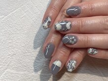 オーク 戸塚(OAK)/グレー×ボタニカルデザイン