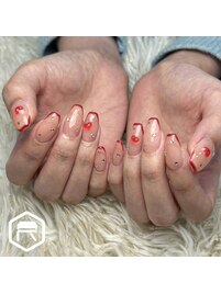 シンプルバレンタインデザイン