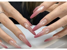 チップ長さだしワンホンネイル