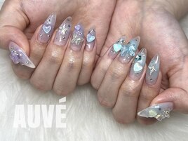 クリアチークネイル