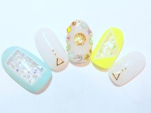 ネイルサロン ドレリッチ 大宮店(drerich)/囲みシェルストーン