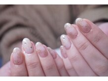 プチリリィ(Petit Lily)/シアーなクリスマスネイル