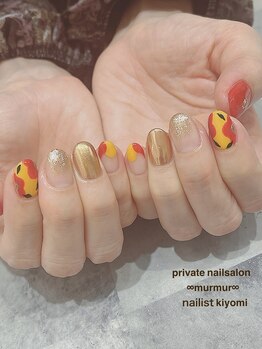 プライベート ネイルサロン マーマ(murmur)/お正月ネイル