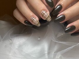 チェックネイル