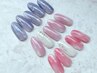 【8/5までご来店限定】ニュアンスしずくネイル（フィルイン込）　￥7700→