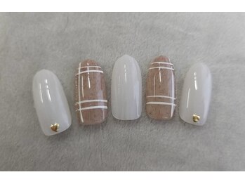 エムワイエスドットネイル(mys.nail)/チェックネイル