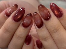 and &nbsp;w/Laque mini/＊ブラウンニュアンスネイル＊