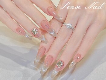 センスネイル 自由が丘店(Sense Nail)の写真/SNSで話題沸騰！大人気のちゅるんマグネットネイルが、オフ込み60分で叶う♪時短なのに仕上がりキレイ◎