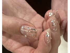 クリアベースで涼しげに♪