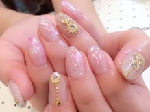 ボネール(nail ＆ eyelash Bounail)/ホイルマーブルネイル