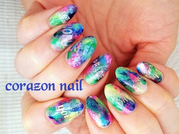 コラソンネイル(corazon nail)/HAND★120分やり放題カラフル