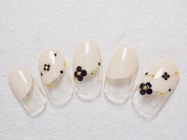 シックフラワーホログラム