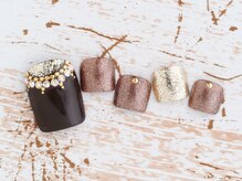 ネイルトリート 茨木駅前店(NAIL TREAT)/キラキラフットネイル☆