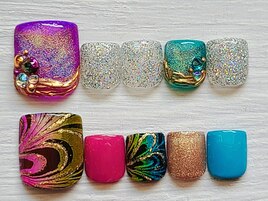 フットジェルアート4本込4400円