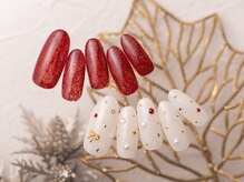 モンスリール 麻布十番(Mon Sourire)/アシンメトリークリスマスネイル