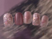 アイネイルズ 吉祥寺店(I nails)/手描き桜マグネットネイル