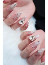 ネイルルーム アイボリー(nail room ivory)/パーツもビジューもしっかり