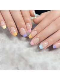 カラフル2色フレンチ