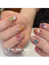ザ ワン 女子大店(THE ONE)/カラフルネイル/ショートネイル