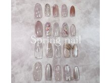 ミュウ ネイル(Myu nail)の雰囲気（スプリングネイルで可愛い爪先に♪桜／押し花/カメリア／卒業式）