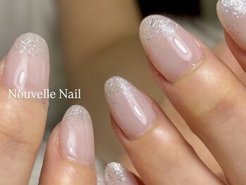 ヌーベルネイル(Nouvelle Nail)/ダイヤラメグラデーション