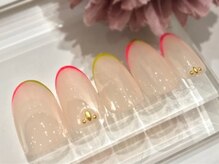 ツメトトノウ/目立ちカラーの細フレンチ