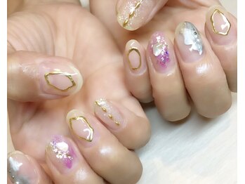 アイラッシュネイルサロン セシルビー(SECILB)/クリアベースネイル 90分コース