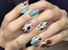 ネイルサロン プール ヴー(Nail Salon Pour Vous)/【オーダー】2021年牛柄ネイル