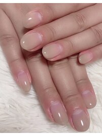 シンプルベージュグラデーション