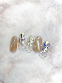 ガラスホロネイル