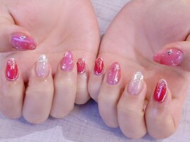 ＊クリアレッド＊ニュアンス＊