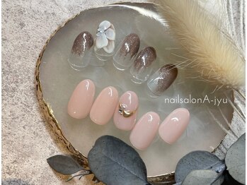 ネイルサロン アージュ(Nail Salon A jyu)/フラワー/アクセサリーネイル