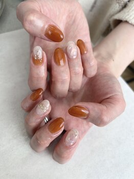 セリーンネイル(Serene Nail)/オレンジ色オーダー♪