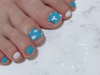 キノネイル(Kino Nail)/フットお持ち込みデザイン
