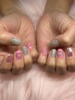 ミスネイル うるま江洲店(Ms.naiL)/#ゆずの指名デザイン