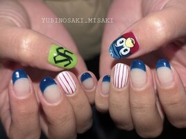 つば九郎ネイル