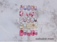 ネイルサロン ルート 二子玉川(nailsalon route)の雰囲気（毎月変わるお得なネイル！¥8500♪カラーチェンジ無料）