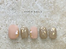 マリー ネイルズ いわきラトブ店(MARIE NAILS)/定額6,600円 ピンク 税込 0409c